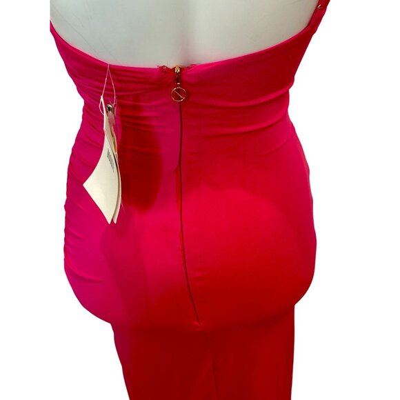 Nookie Aria One Shoulder Pink Gown NWT - Size XS - Picture 9 of 13